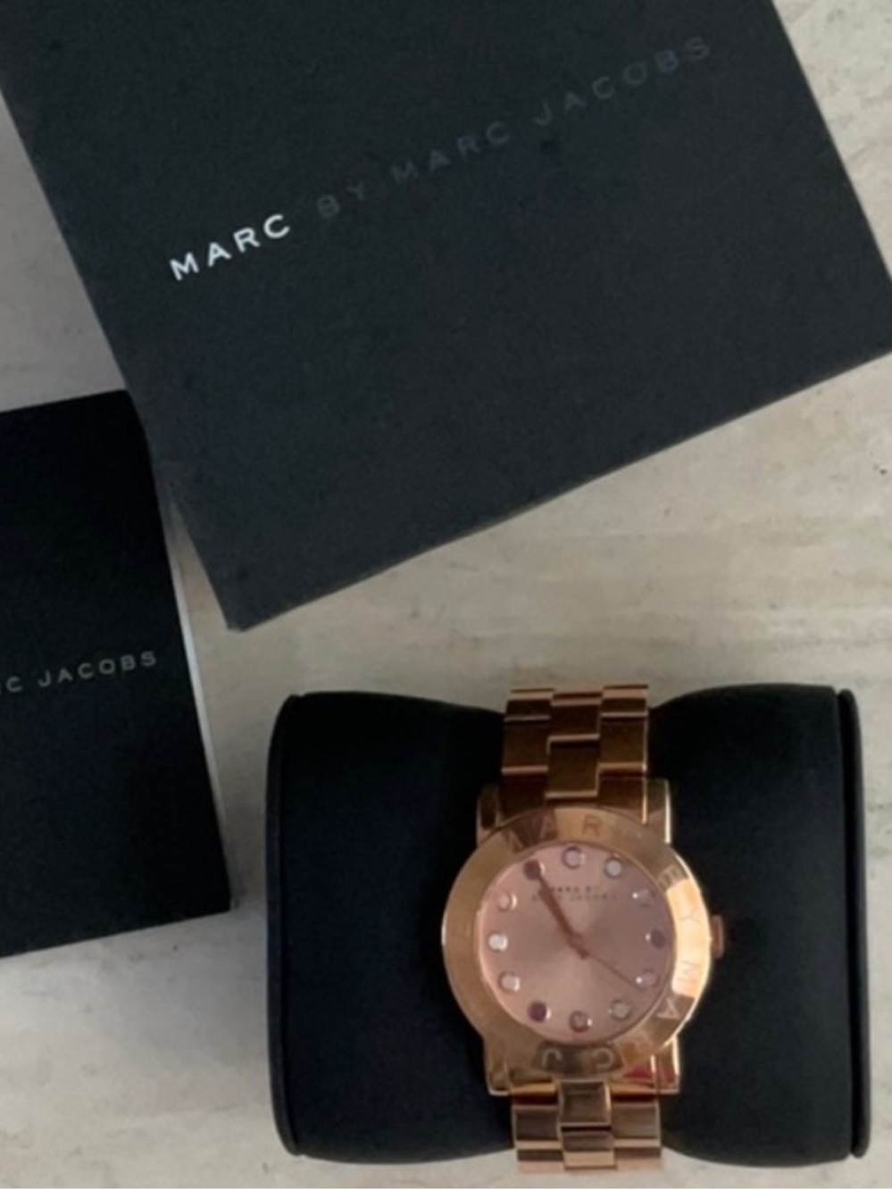 Marc Jacobs Watch Amy Dexter Rose Gold Tone Stainless Steel MBM3216 36m